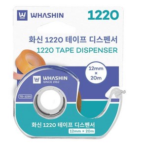 화신 스카치 투명 테이프 디스펜서 커터기 1220(12mmx20M) 20개입, 20개