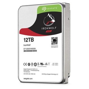 Seagate ion wolf 하드 디스크 12TB NAS 내부 HDD 35in SATA 7200 RPM ST12000VN0008 100 테스트 빠른 배송