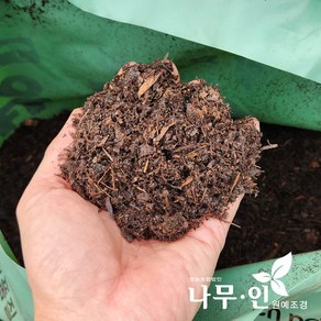 [나무인] 천연부엽토 발효수피 35리터, 1개