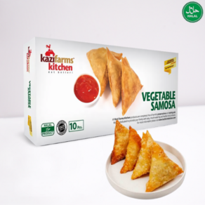 Kazifams Kitchen Halal Vegeteble Samosa 가지팜스 키친 할랄 채소 사모사, 1개, 400g