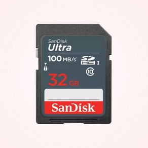 샌디스크 SD메모리카드 울트라 라이트 카메라 디카 네비, 32GB, 1개