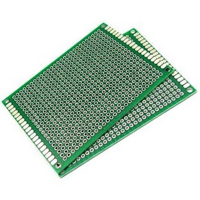 PCB 만능 회로 양면 기판 6x8 27x22 Point, 6x8cm 27x22 Point, 1개