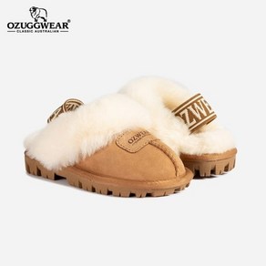 [오즈웨어] [(OZUGGWEAR)] 키즈 코케트 양모 어그 밴딩슬리퍼 OZ114KEB