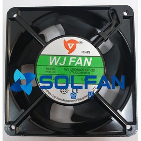 솔팬 WJ12038A2HBT-30 AC220V 냉각팬 / WJ팬 / 120MM x 38MM 사이즈 / 중국제 / 3000RPM, WJ1238A2HBT ACFAN 220v WJ팬, 1개