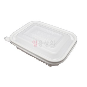 [ILYONG] 사각 찜용기 JH 20155 소 850ml 50세트 PP 백색, 50개, 1세트