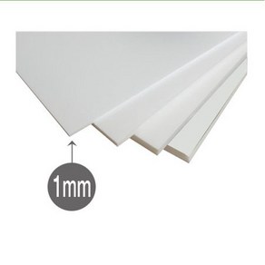 폼보드 600x900mm 두께1T(1mm) 1팩5장