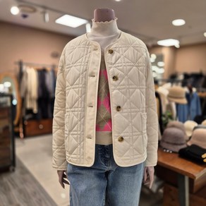 BCBG 루비퀼팅JP 점퍼_ B5A1R174 14 [CREAM]