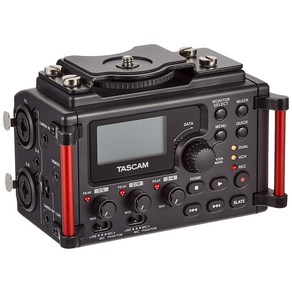 TASCAM(태스컴) DR-60DMKII DSLR용 리니어 PCM 레코더믹서 4트랙 디지털 일안 리플렉스 카메라용 미러리스 동영상 촬영 Youtube Vlog 수록용