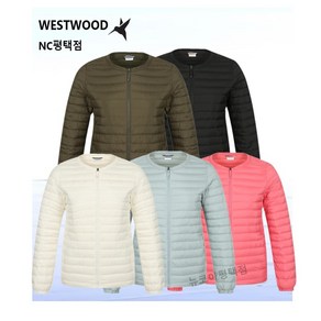 웨스트우드 WESTWOOD 여성 라운드넥 초경량 다운 패딩 자켓 5컬러 O0180