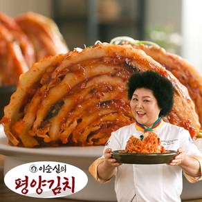 [홈쇼핑 정품] 이순실 평양 김치 배추김치 동치미 세트, 1세트, 4kg