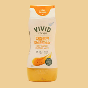 비비드키친 저칼로리 머스터드소스, 320g, 1개