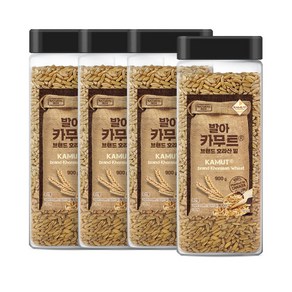 내추럴박스 발아 카무트 정품 고대곡물 착한 탄수화물, 4개, 900g