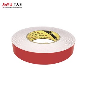 소유 폼 양면테이프 EVA PE 아크릴 쿠션 강력 백색 투명 12-50mm 폭, PE폼(백색) 1T x 25mm x 10M, 1개