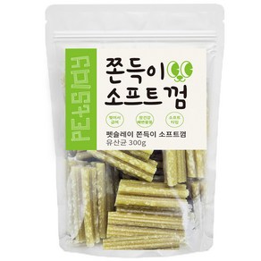 펫슬레이 강아지 쫀득이 소프트 껌, 유산균, 300g, 1개