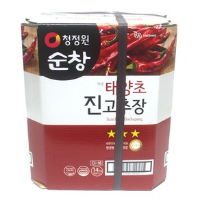 청정원 태양초진고추장 14kg(지함) 맛있는업소용고추장