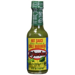 El Yucateco Geen Habaneo Hot Sauce 4 oz El Yucateco 그린 하바네로 핫 소스 4온스