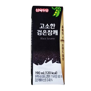 삼육두유 검은참깨, 190ml, 72개