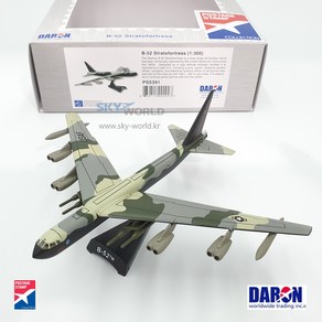 다론 비행기모형 B-52 스트래토포트리스 폭격기 모형 Stratofortress 핵무기 다이캐스트 1대300 Daron Postage Stamp PS5391 스카이월드