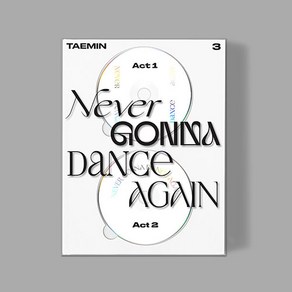 [개봉앨범][포토카드 없음] 태민 (TAEMIN) 3집 합본 / Neve Gonna Dance Again: Extended Ve 포스터 미포함, BLACK