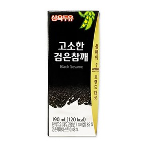 삼육두유 고소한 검은 참깨, 190ml, 24개