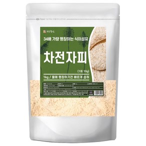 건강중심 차전자피 분말 차전피 식이섬유, 1개, 1kg