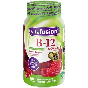 vitafusion Vitamin B-12 1000 mcg Gummy Vitamins 60ct, 60정, 1개