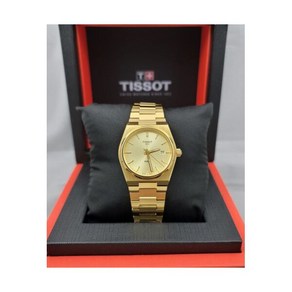 Tissot 티쏘 PRX 골드톤 스틸 팔찌 35mm 여자시계 T137203302100 3034