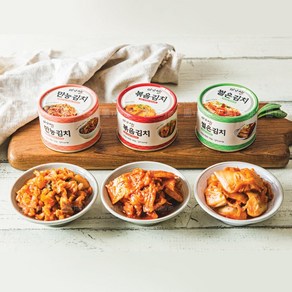 미가찬 해외 여행용 캔김치 (160g), 1개, 160g