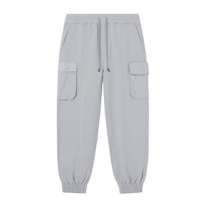 스위브 유니 EDGE SLIT POCKET JOGGER PANTS LIGHT GREY LSRSCPJ107M