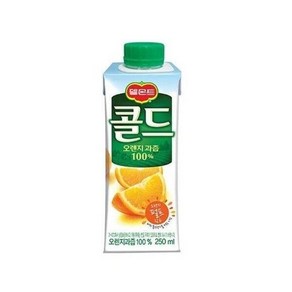 델몬트 콜드 오렌지맛 250ml x 24팩(1box), 24개