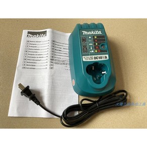 Makita 7.2V-10.8V 배터리 충전기 DF330D/DF012/TD022/DC10WA, 1개