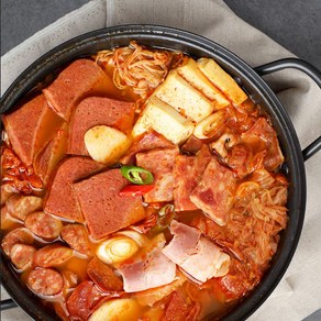 [외갓집] 다섯가지 햄과 소시지 송탄 서정리 부대찌개 1kg x 3팩