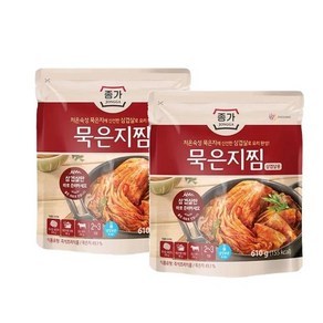 종가 묵은지찜, 2개, 610g