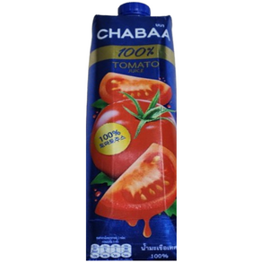태국 CHABAA 차바 토마토 주스, 1L, 11개