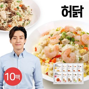 허닭 [허닭] 닭가슴살 간장계란 곤약볶음밥 250g, 10개