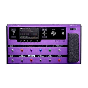 Line 6 Helix LimitedEdition MultiEffects Guita Pedal Puple, One Size, One Colo, 1개