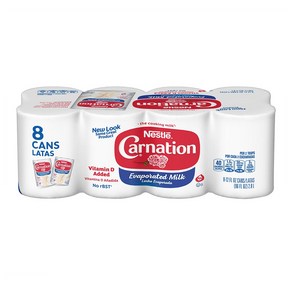 네슬레 카네이션 무가당 연유 354ml 8팩 Canation Evapoated Milk (12 oz. 8 pk.), 8개