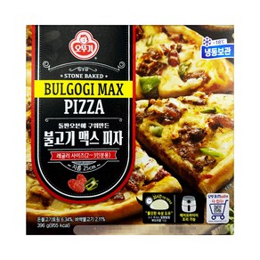 [신선] 오뚜기 불고기맥스피자 396g 4입, 4개