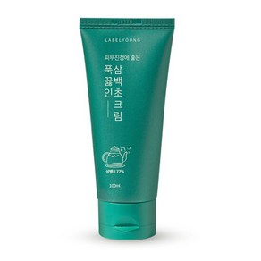 [라벨영] 피부진정+피부결정돈+보습케어 푹끓인 삼백초크림 77, 1개, 50ml