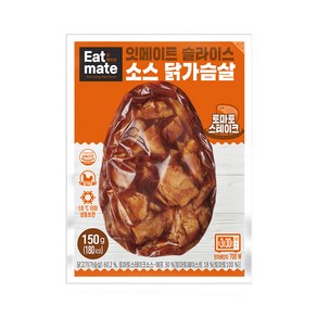 [랭킹닭컴] 잇메이트 슬라이스 소스 닭가슴살 토마토스테이크, 150g, 1개, 150g