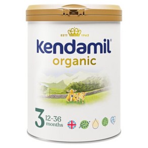 800G 켄다밀 유기농 3단계 토들러 분유 생후 12-36개월용 Kendamil Oganic Stage 3 Toddle Milk, 1개