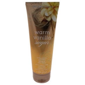 Bath & Body Woks Wam Vanilla Suga Ulta Shea Body C 배스 앤 바디 웍스 웜 바닐라 슈가 울트라 시어 바디 크림 8온스(I0095235, 1개, 8 Ounce (Pack of 1)