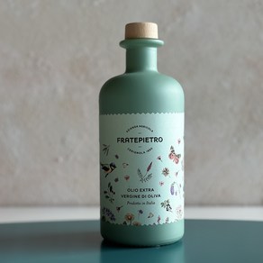 프라테피에트로 엑스트라버진 올리브오일 고급 선물 냉압착 올리브유, 1개, 500ml