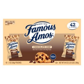 Famous Amos Cookies 초콜릿 칩 56g 42개, 2.38kg, 1개