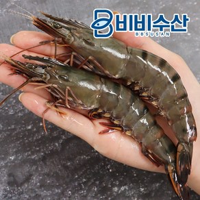 비비수산 신선한 블랙타이거 새우 25-30마리