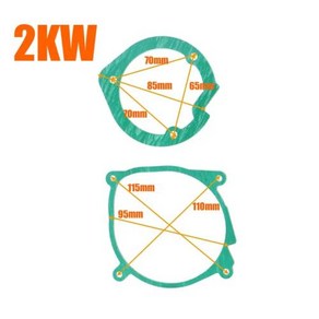 2kw 공기 디젤 히터 송풍기 팬 모터 버너 가스켓 세트 에버스패커 자동차 트럭 밴 캠핑카, [02] 2KW, 02 2KW