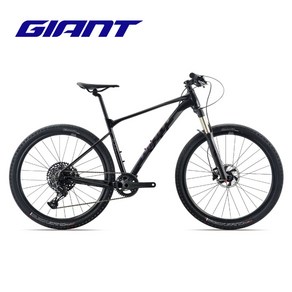 자이언트 XTC SLR-S 산악자전거 MTB 공압 알루미늄 XC 12속도 SRAM SX, M, 밝은 검정, 1개