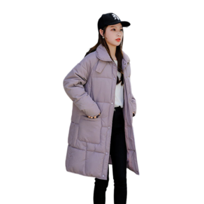 따뜻한 여자롱패딩 빅사이즈 포켓 후드 코트 women padded coat C11 M008