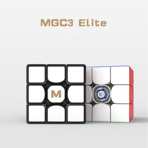 YJ MGC3 엘리트 3X3X3 마그네틱 자석 스피드 큐브 스티커리스, 1개