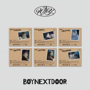 [CD] BOYNEXTDOOR (보이넥스트도어) - 1st EP ‘WHY..’ [LETTER ve.][6종 중 1종 랜덤발송] : *[종료] YES24 특전 포토카드 종료